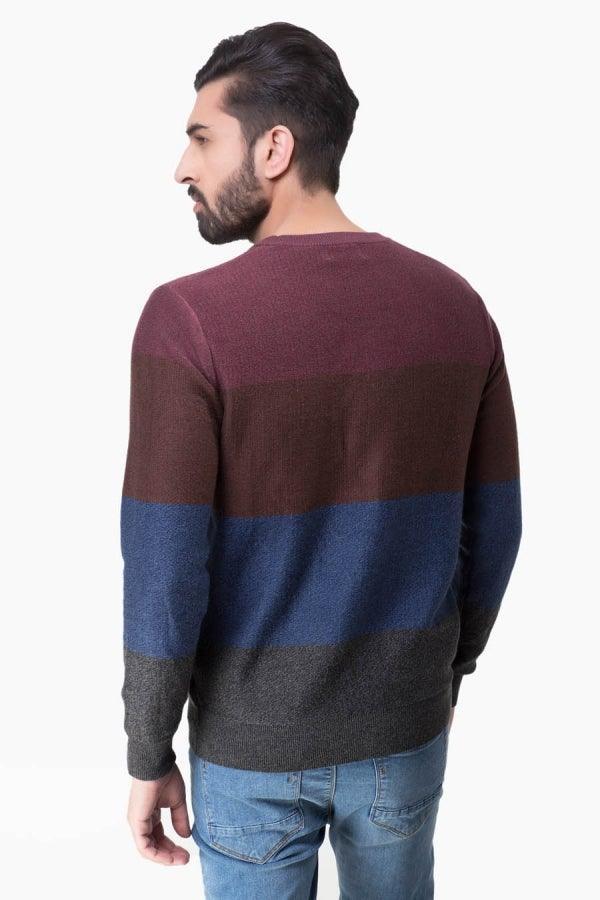 Sweater Round Neck Full sleeve Multi - Image 3