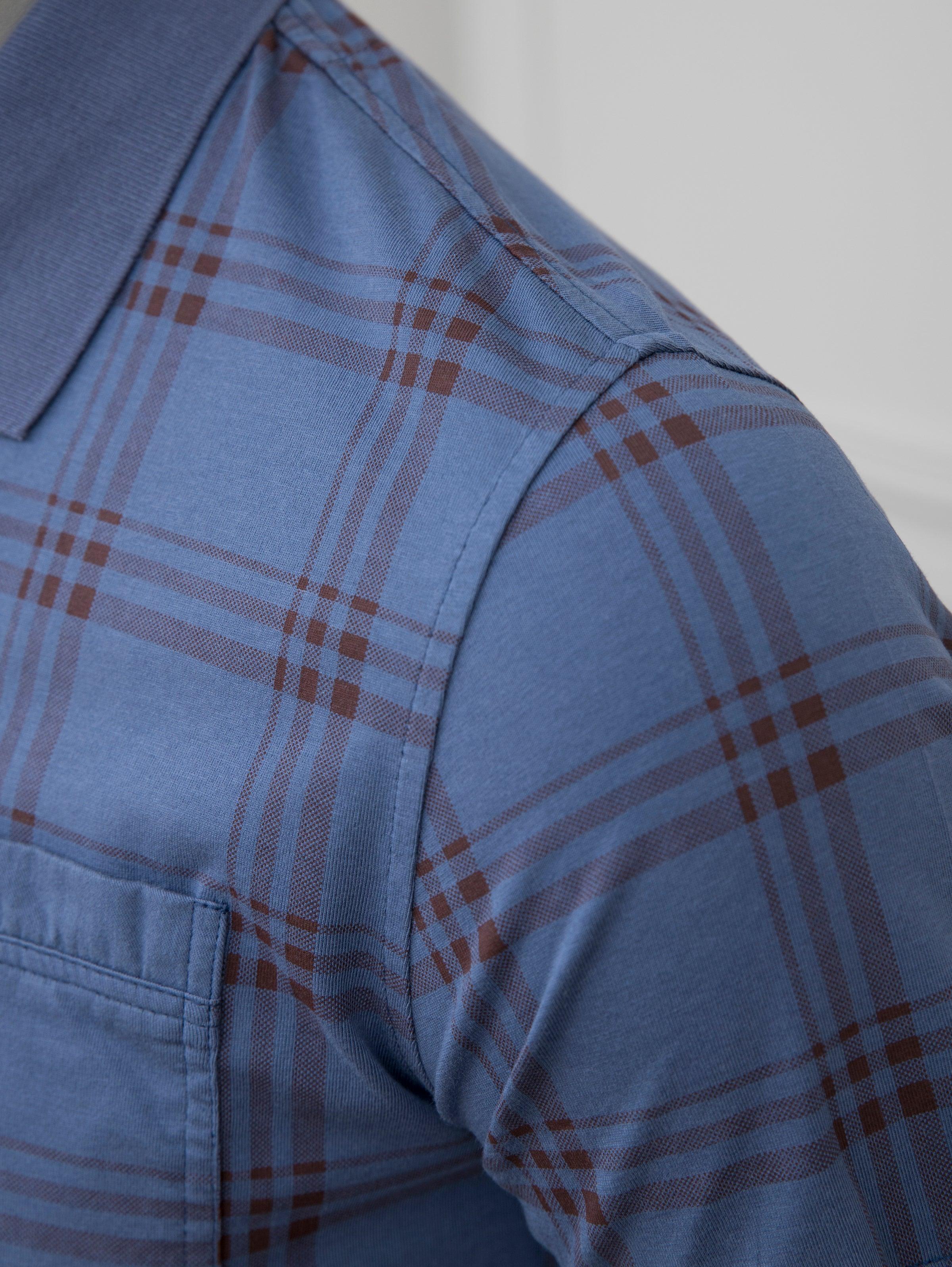 T Shirt Polo Blue - Image 3