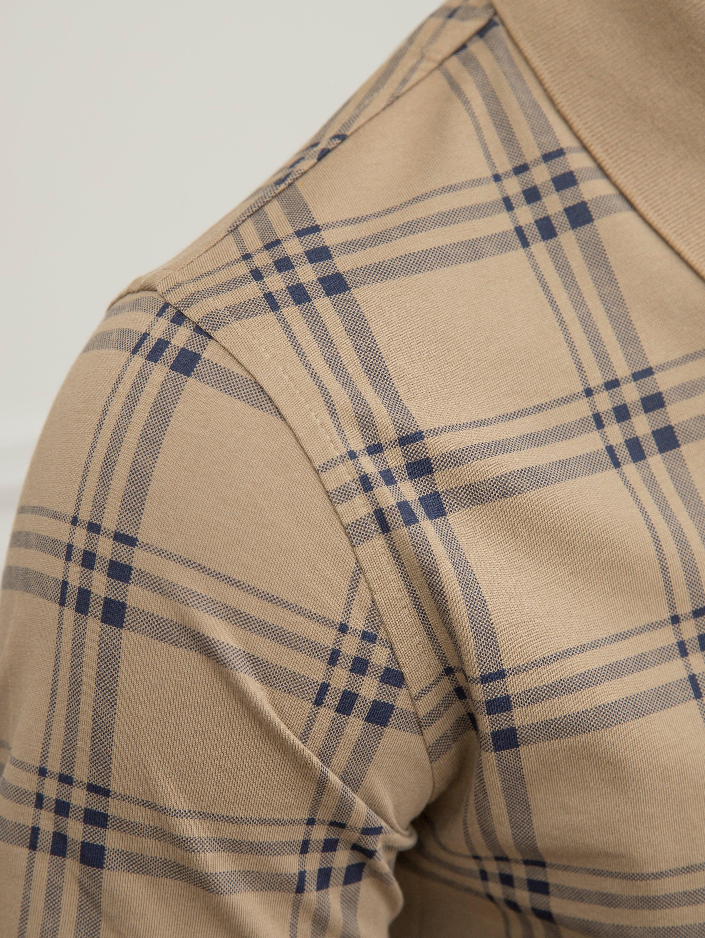 T Shirt Polo Light Brown - Image 3