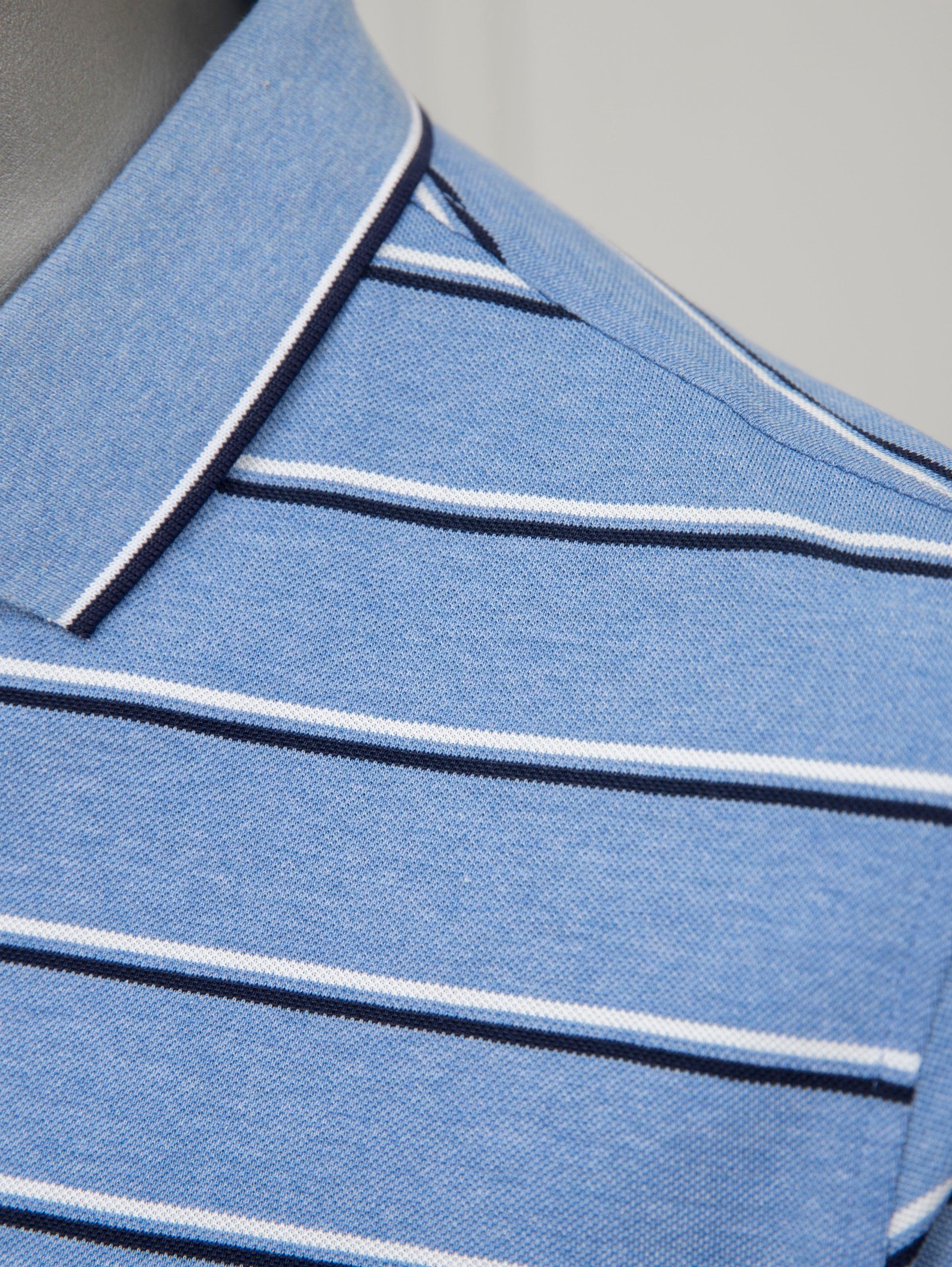 Exclusive T Shirt Polo Blue - Image 4