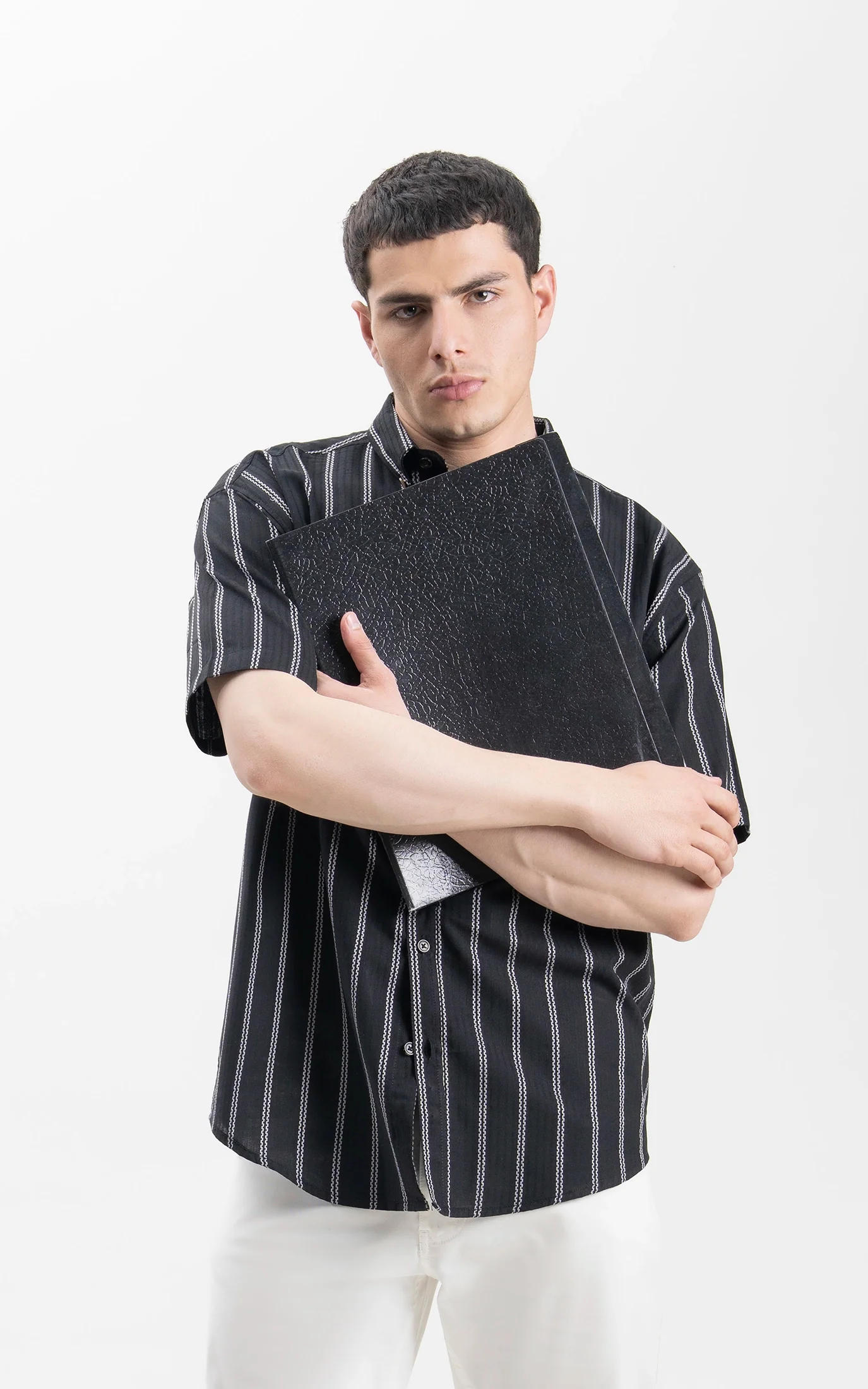 CASUAL SHIRT BLACK - Image 3