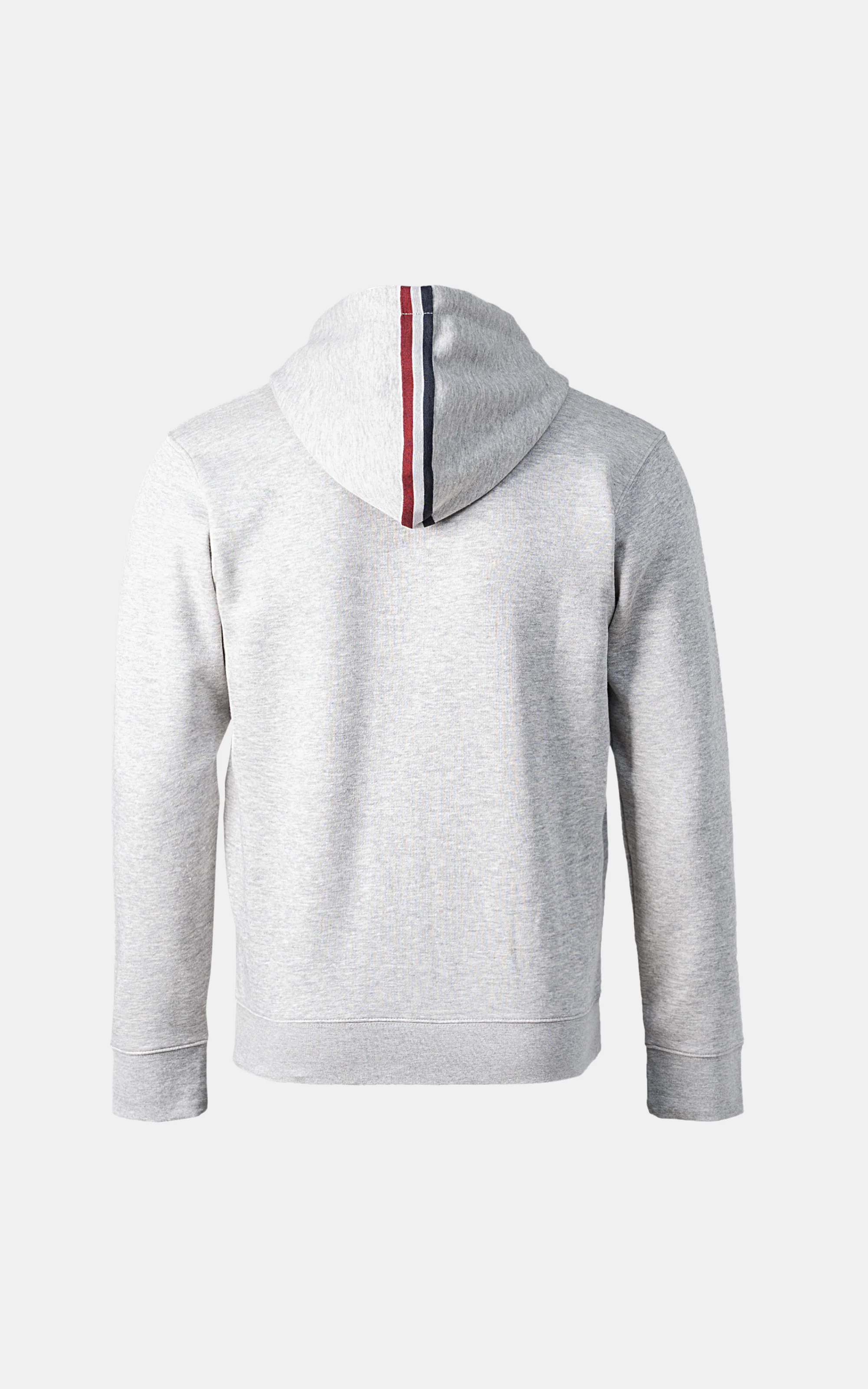 ZIPPER HOODIE HEATHER GREY - Image 4