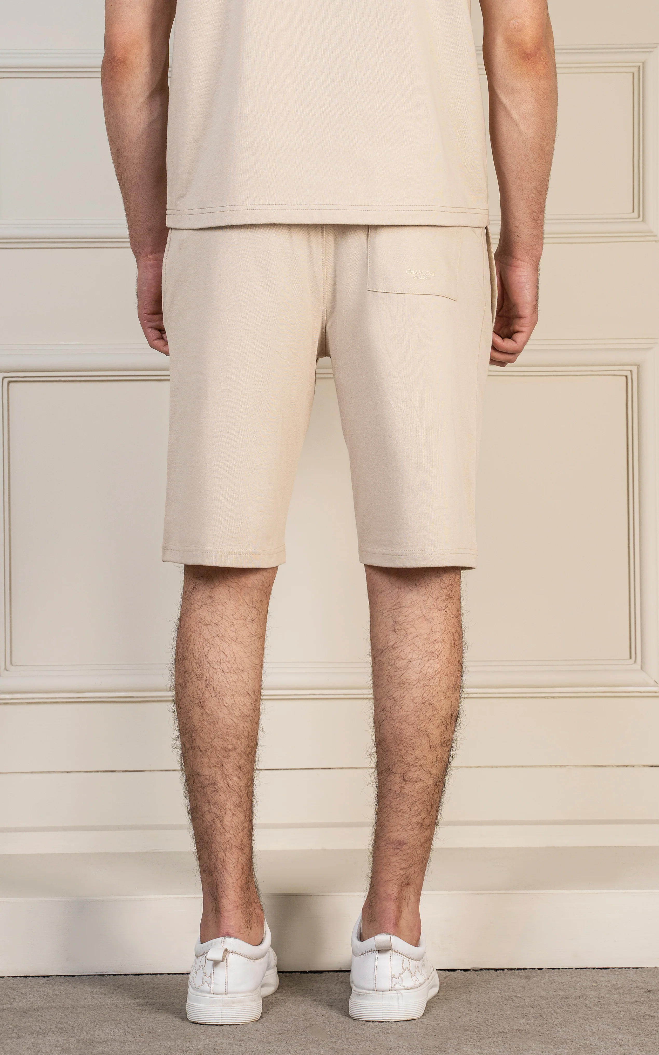 JERSEY SHORT BEIGE - Image 4