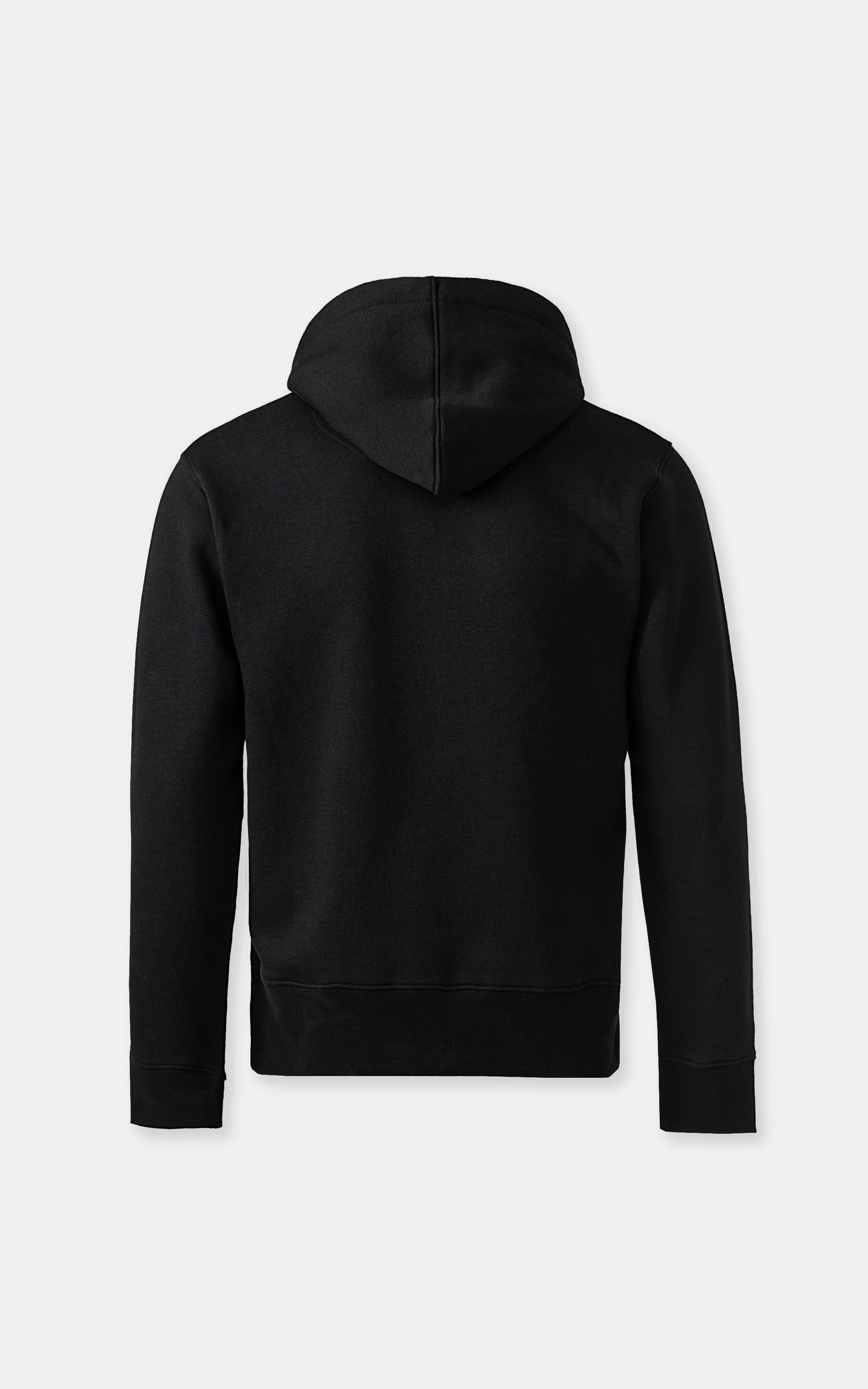 KANGROO FLEECE HOODIE BLACK - Image 4