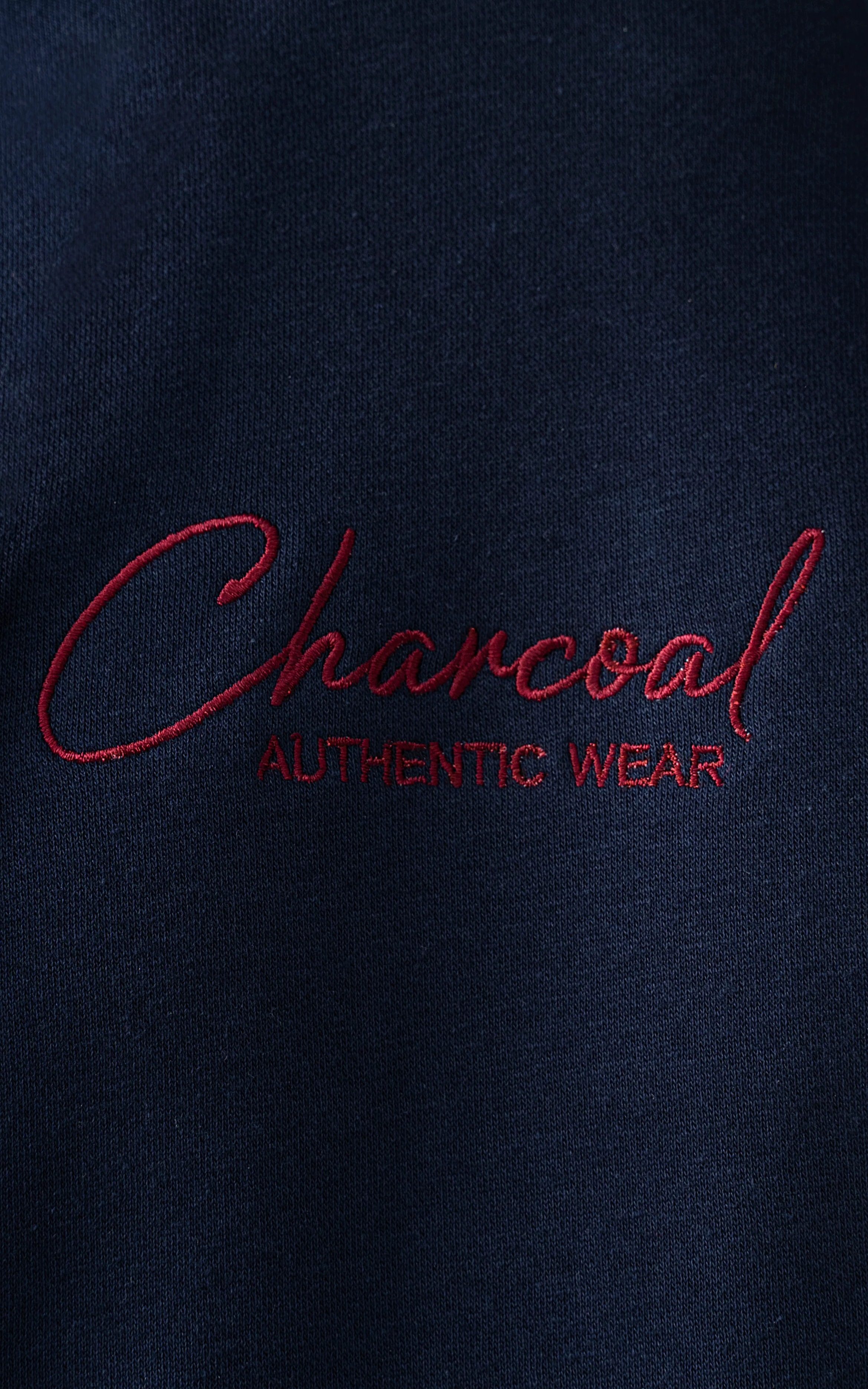 KANGROO FLEECE HOODIE NAVY - Image 4