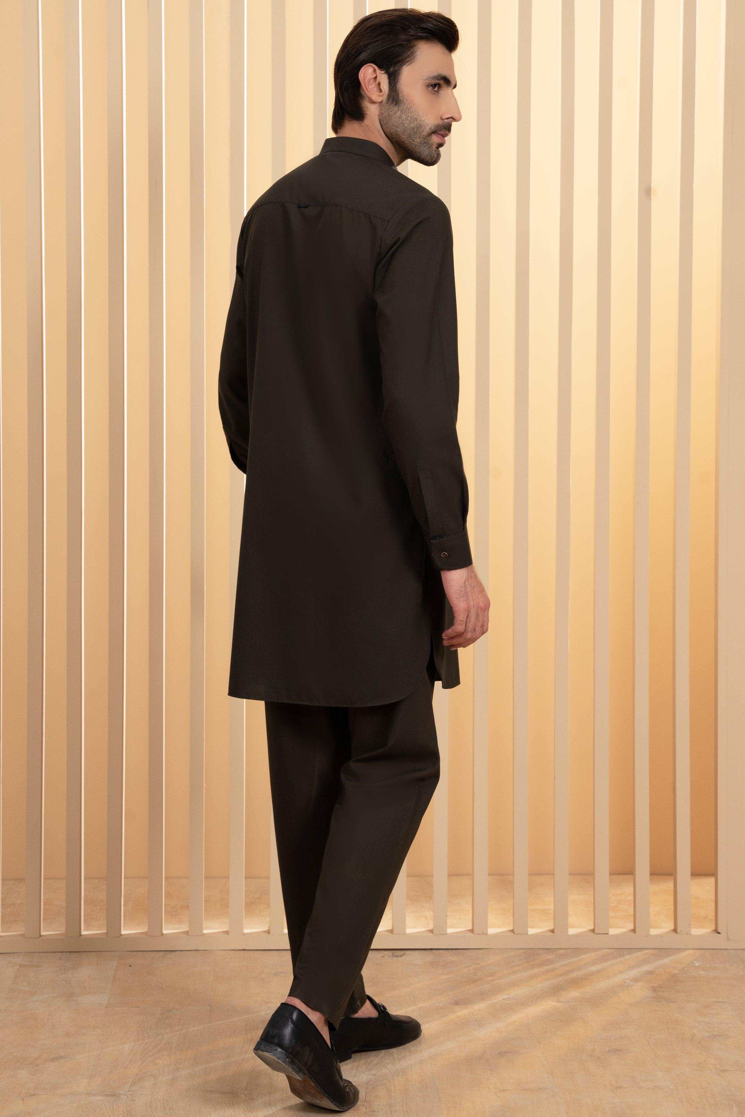 KURTA PAJAMA BLACK - Image 3