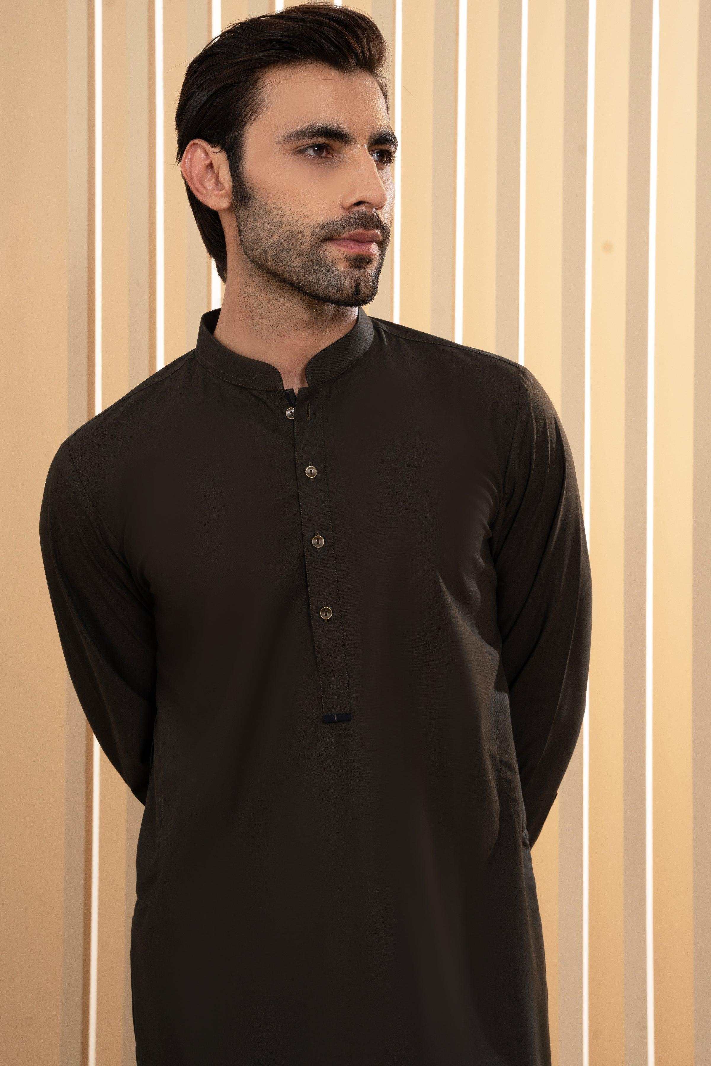 KURTA PAJAMA BLACK - Image 4