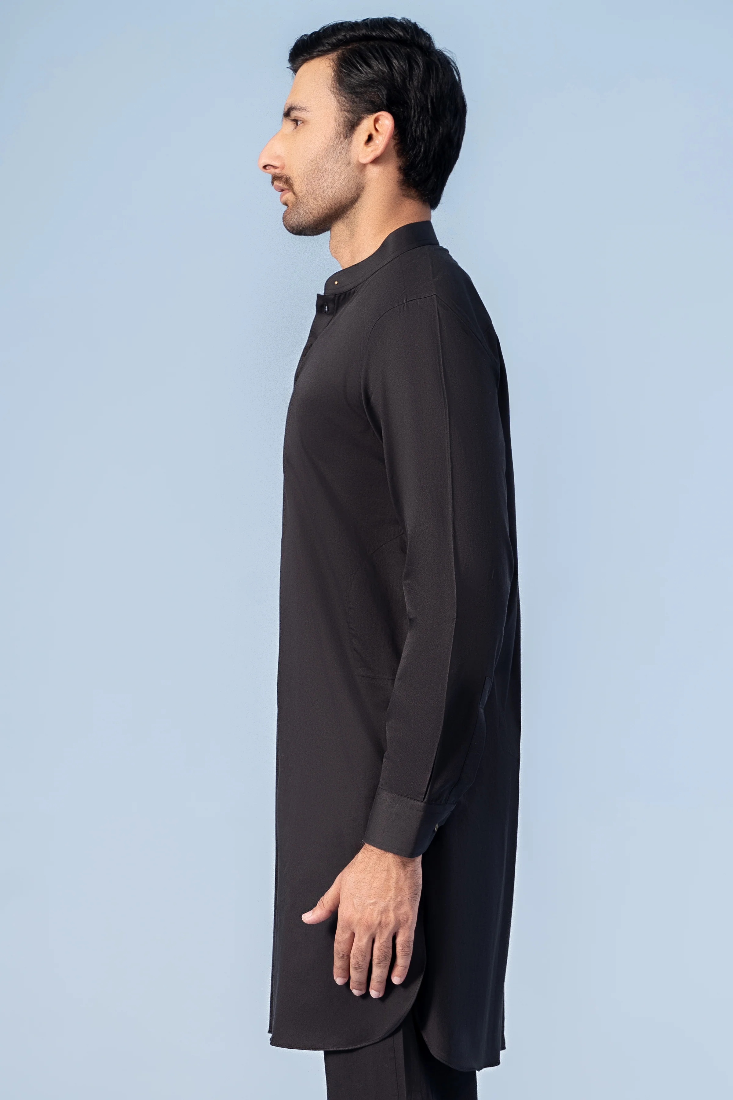KURTA PAJAMA BLACK - Image 4