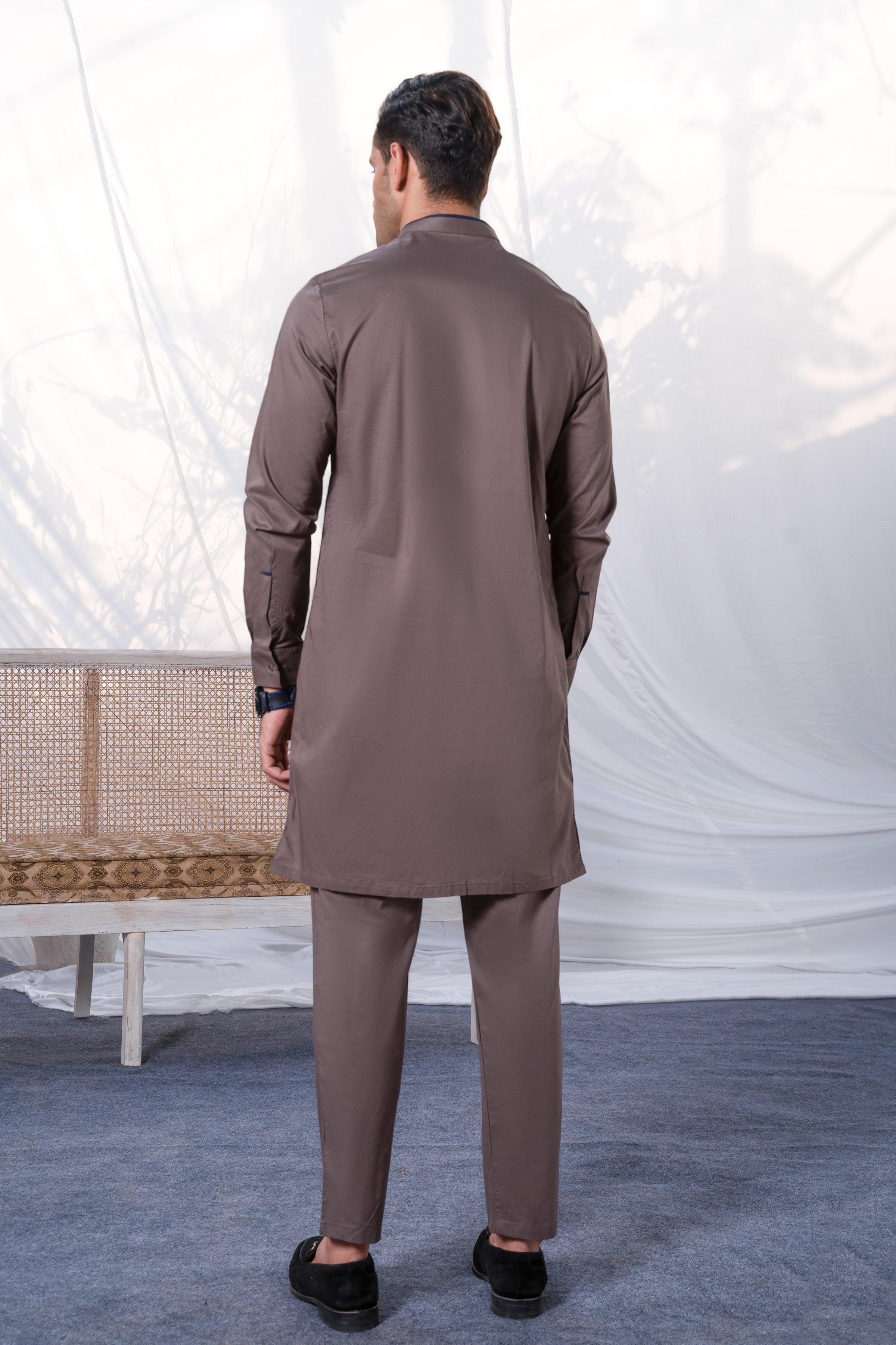 KURTA PAJAMA BROWN - Image 3