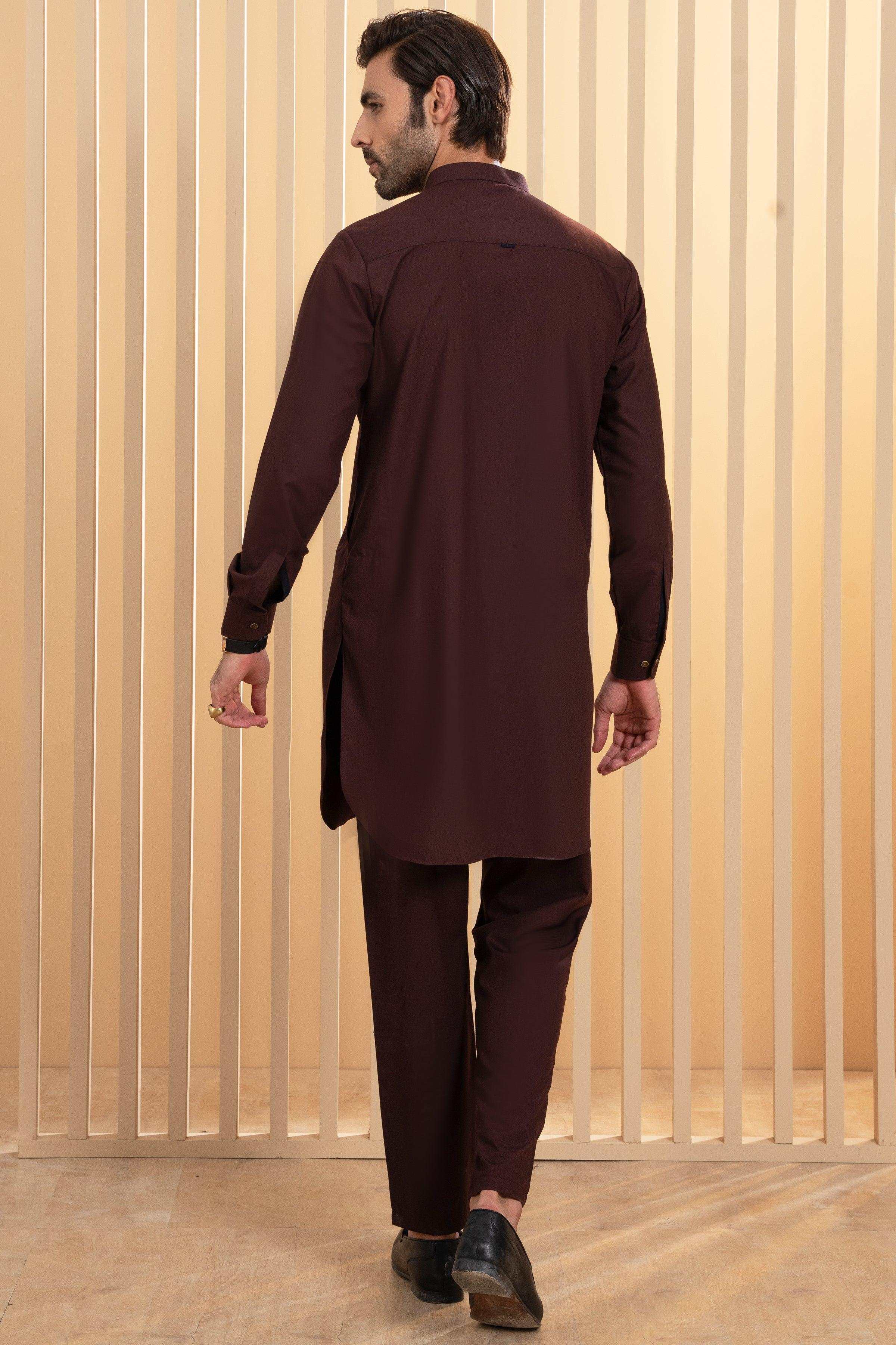 KURTA PAJAMA BROWN - Image 3