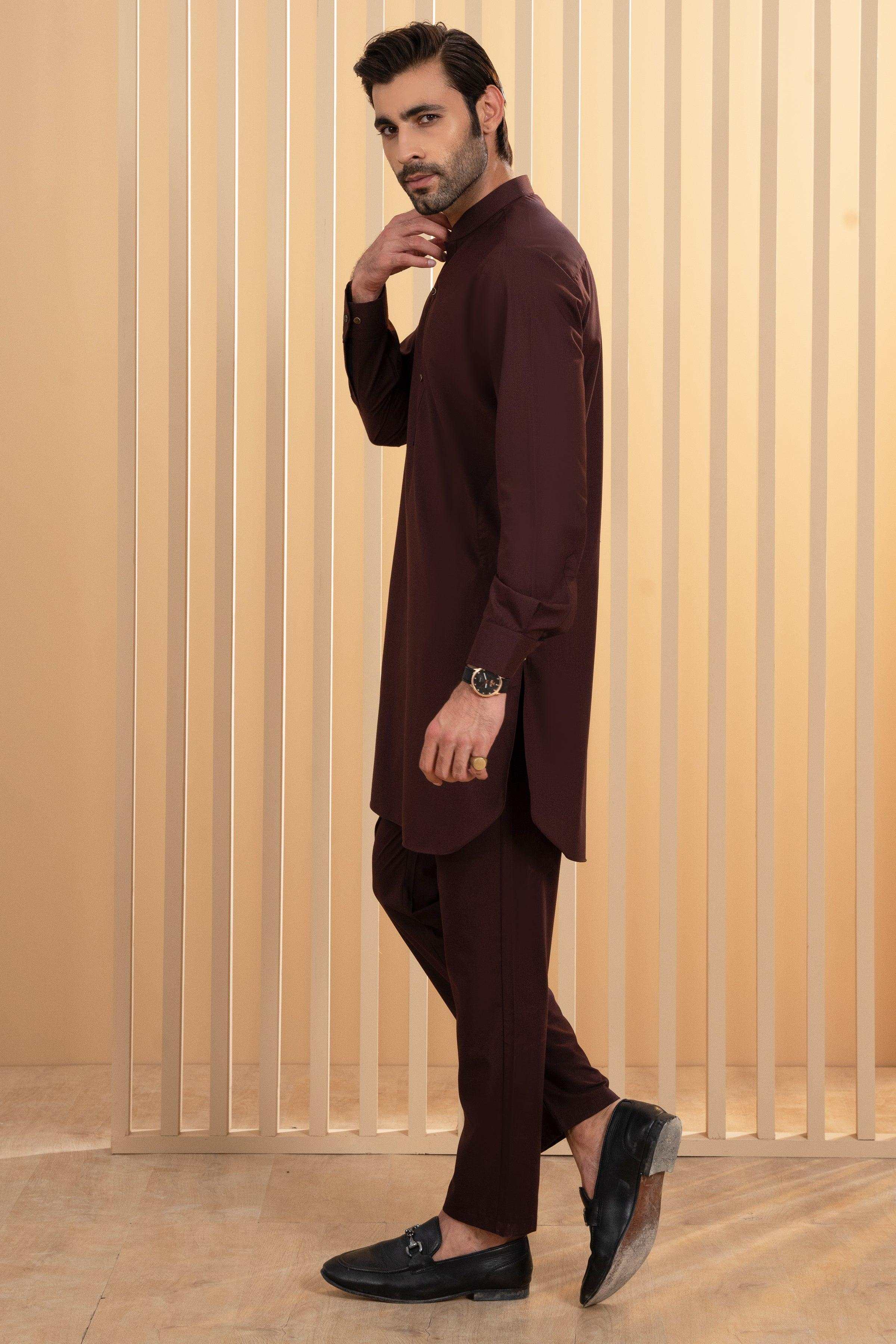 KURTA PAJAMA BROWN - Image 4