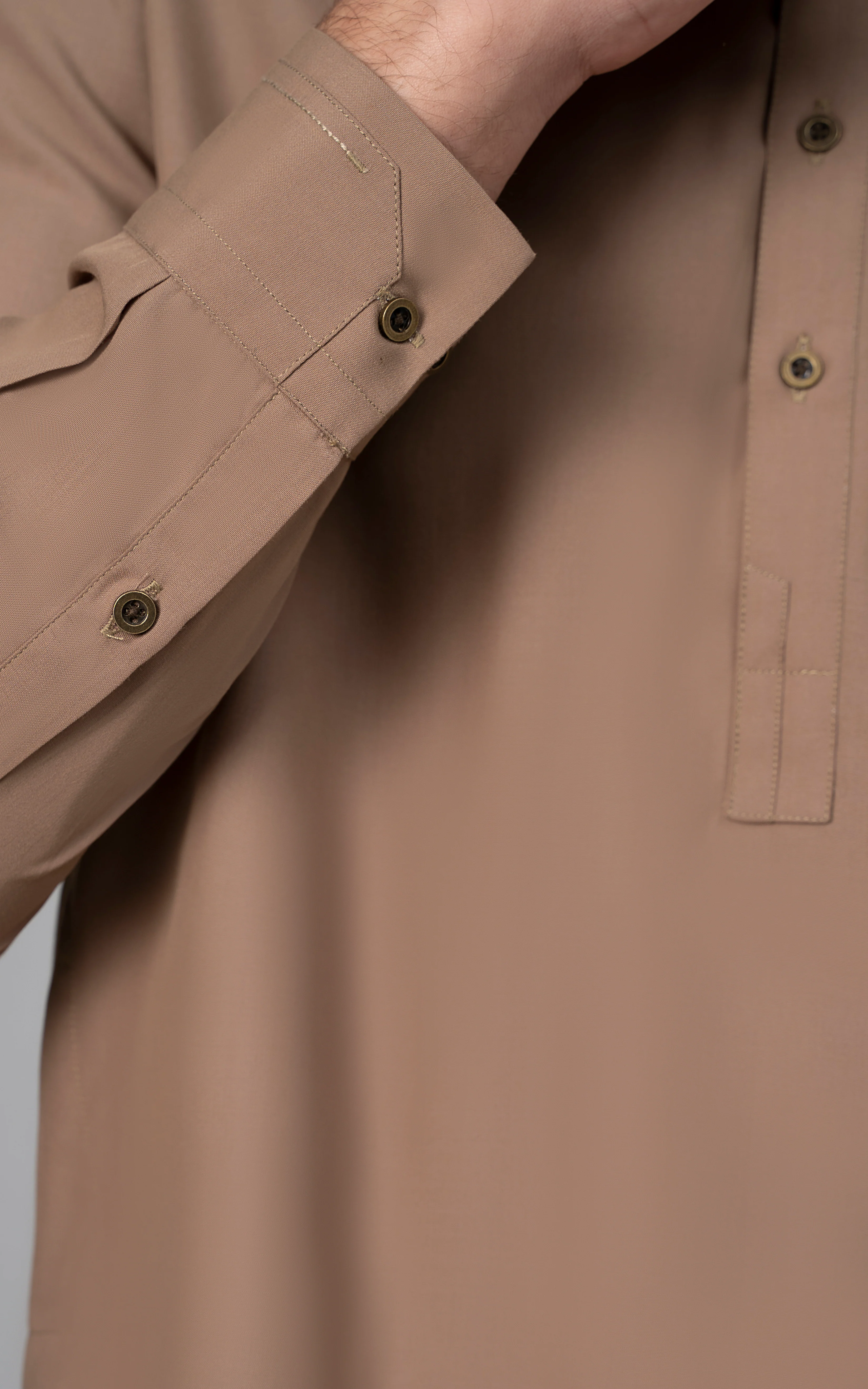 BLENDED WASH & WEAR - CLASSIC COLLECTION KHAKI - Image 5