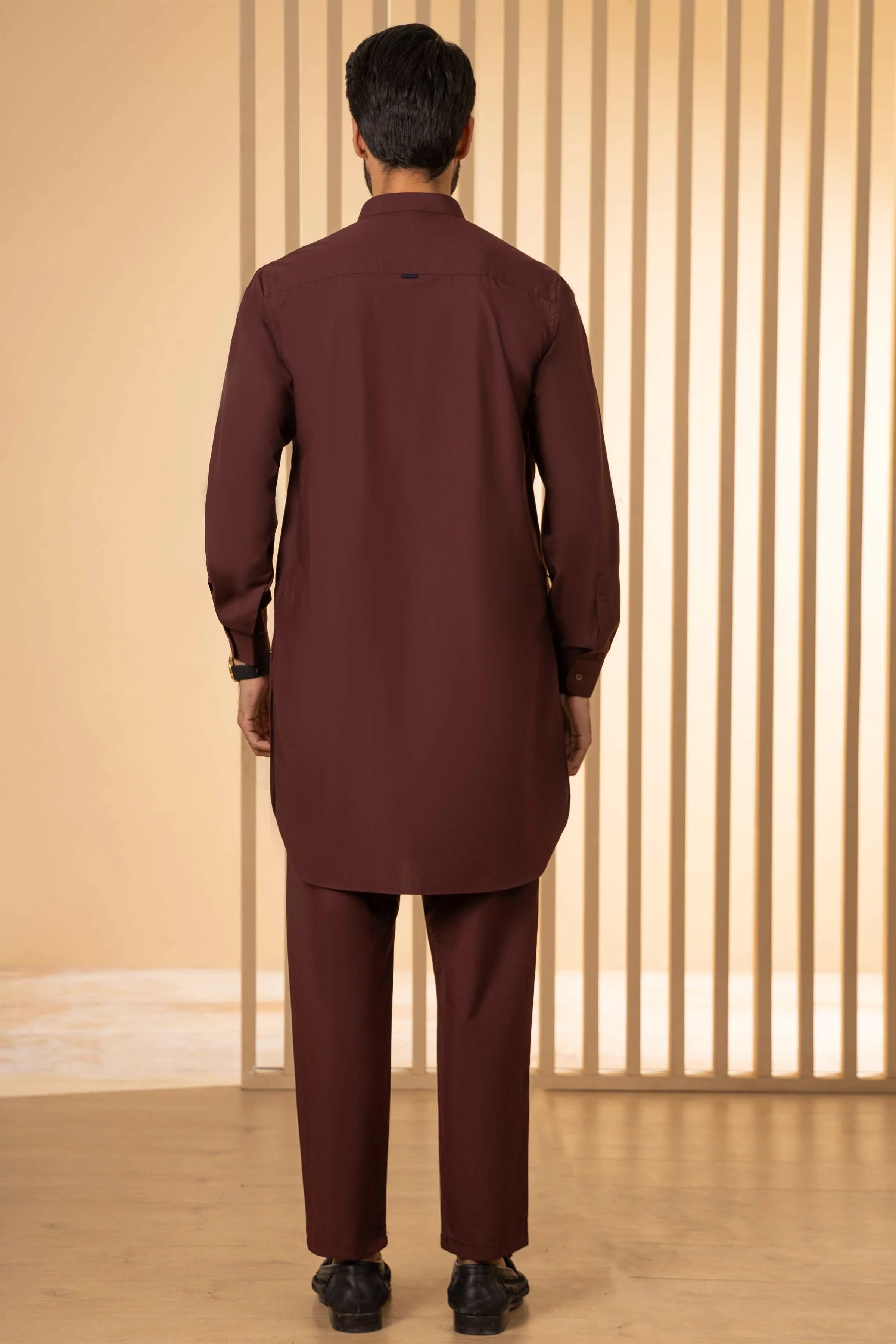 KURTA PAJAMA MAROON - Image 3