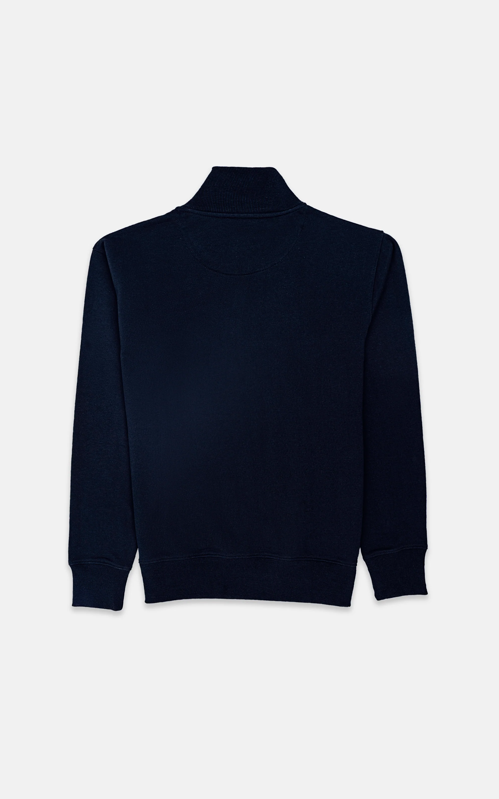 MOCK NECK SWEATSHIRT NAVY - Image 3