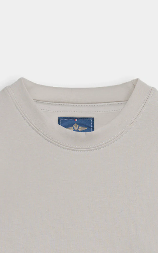 OVERSIZED SCUBA T-SHIRT BEIGE - Image 7