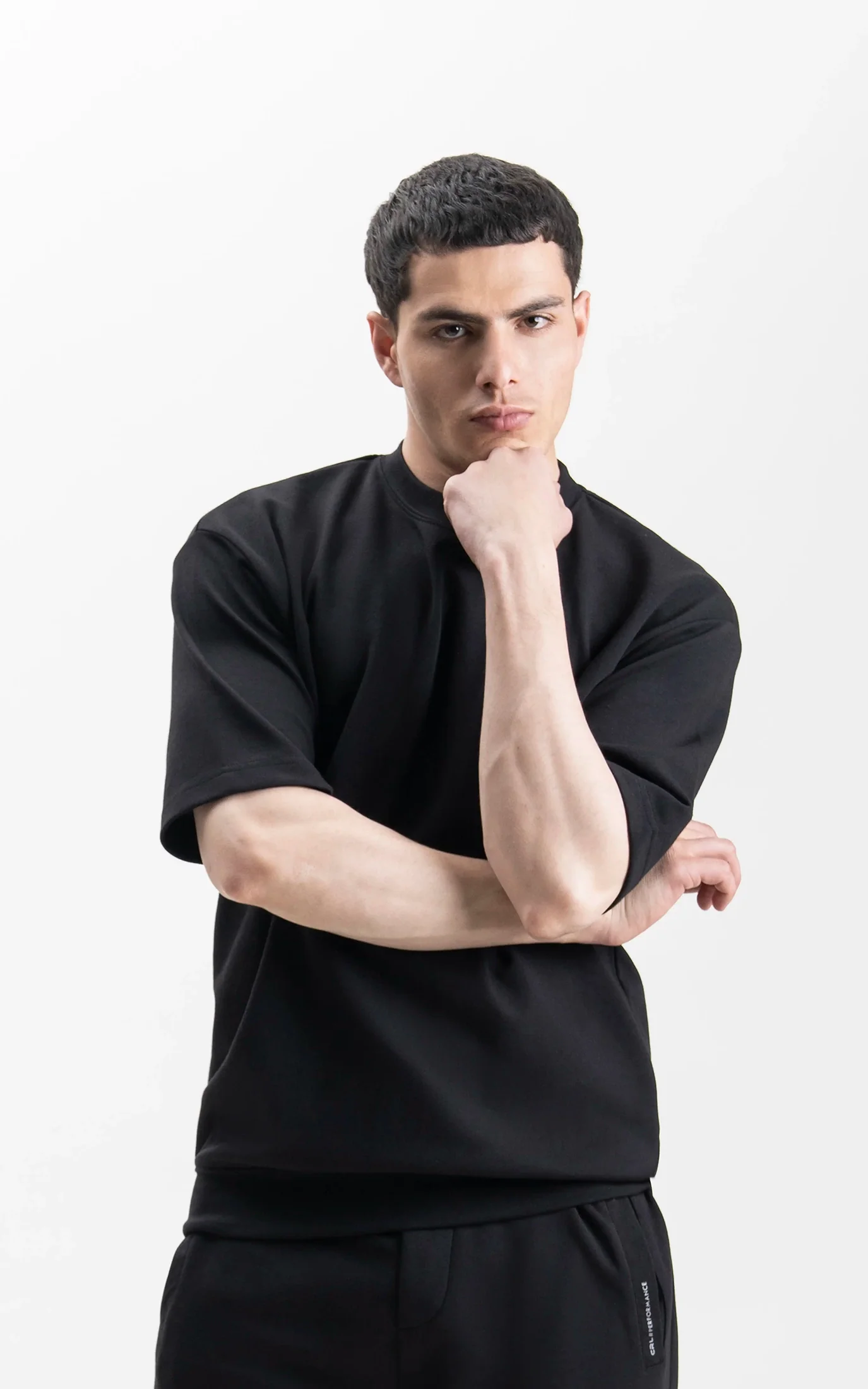 OVERSIZED SCUBA T-SHIRT BLACK - Image 3