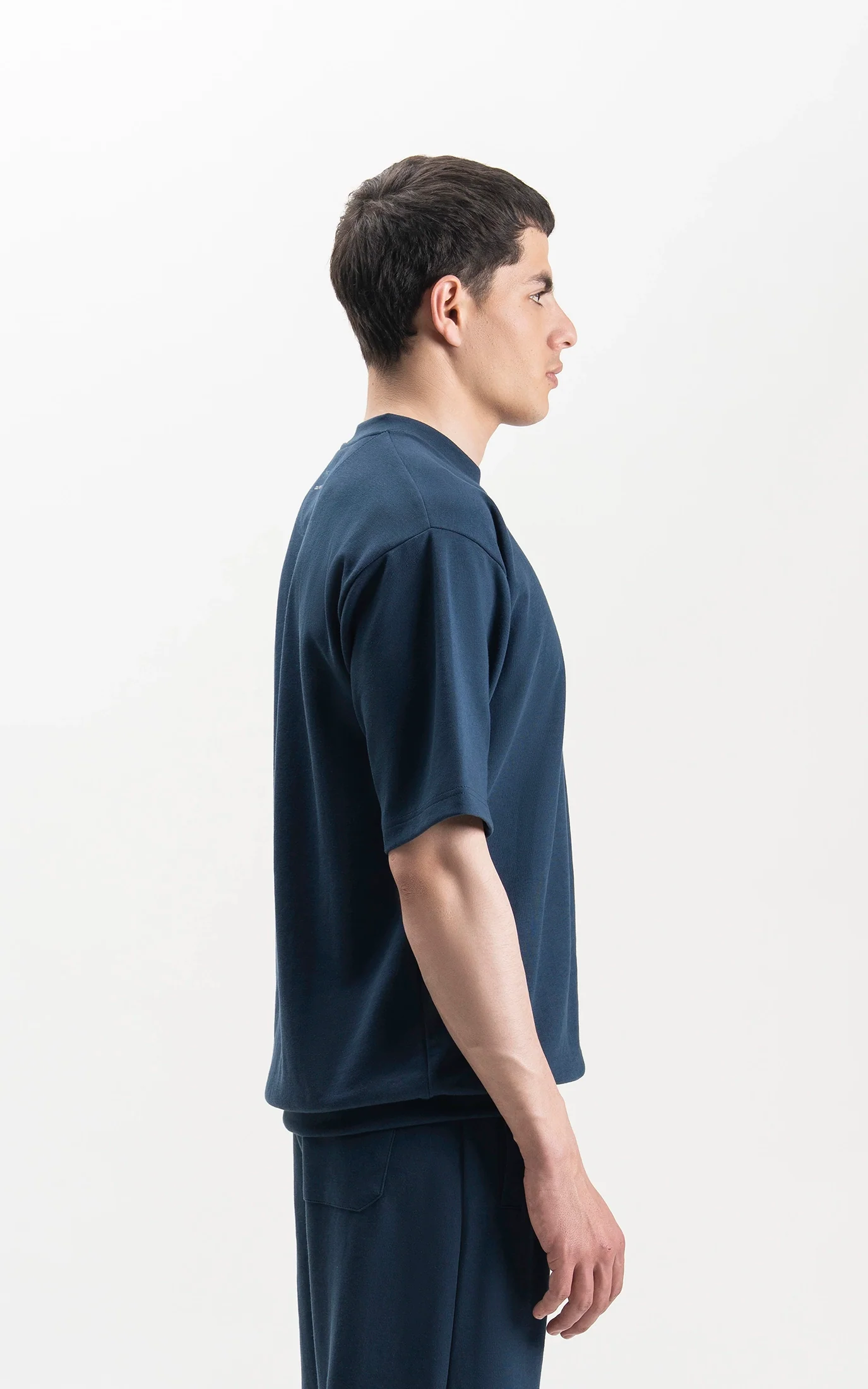 OVERSIZED SCUBA T-SHIRT TEAL BLUE - Image 5