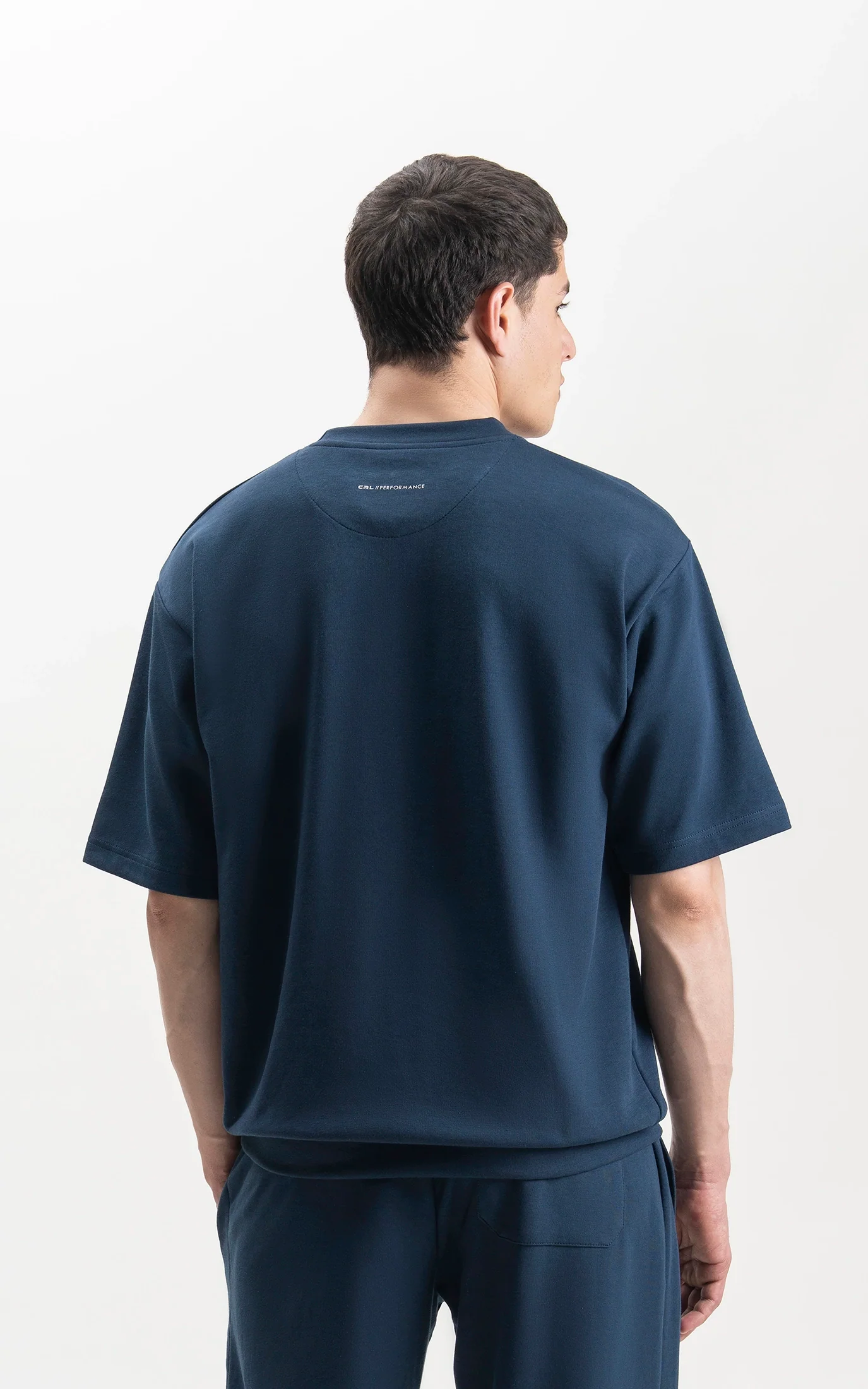 OVERSIZED SCUBA T-SHIRT TEAL BLUE - Image 6