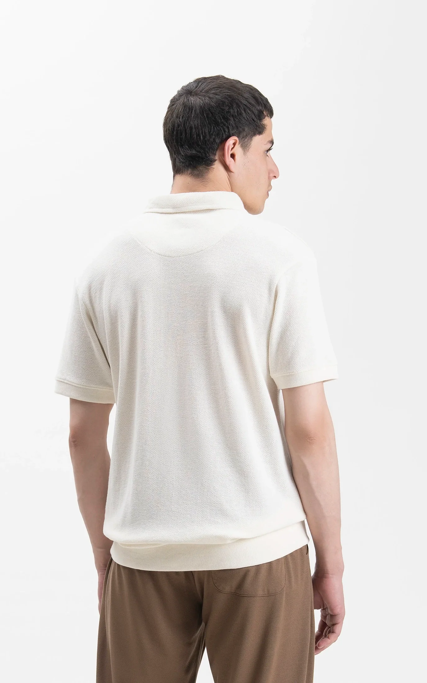 POLO SHIRT OFF WHITE - Image 3