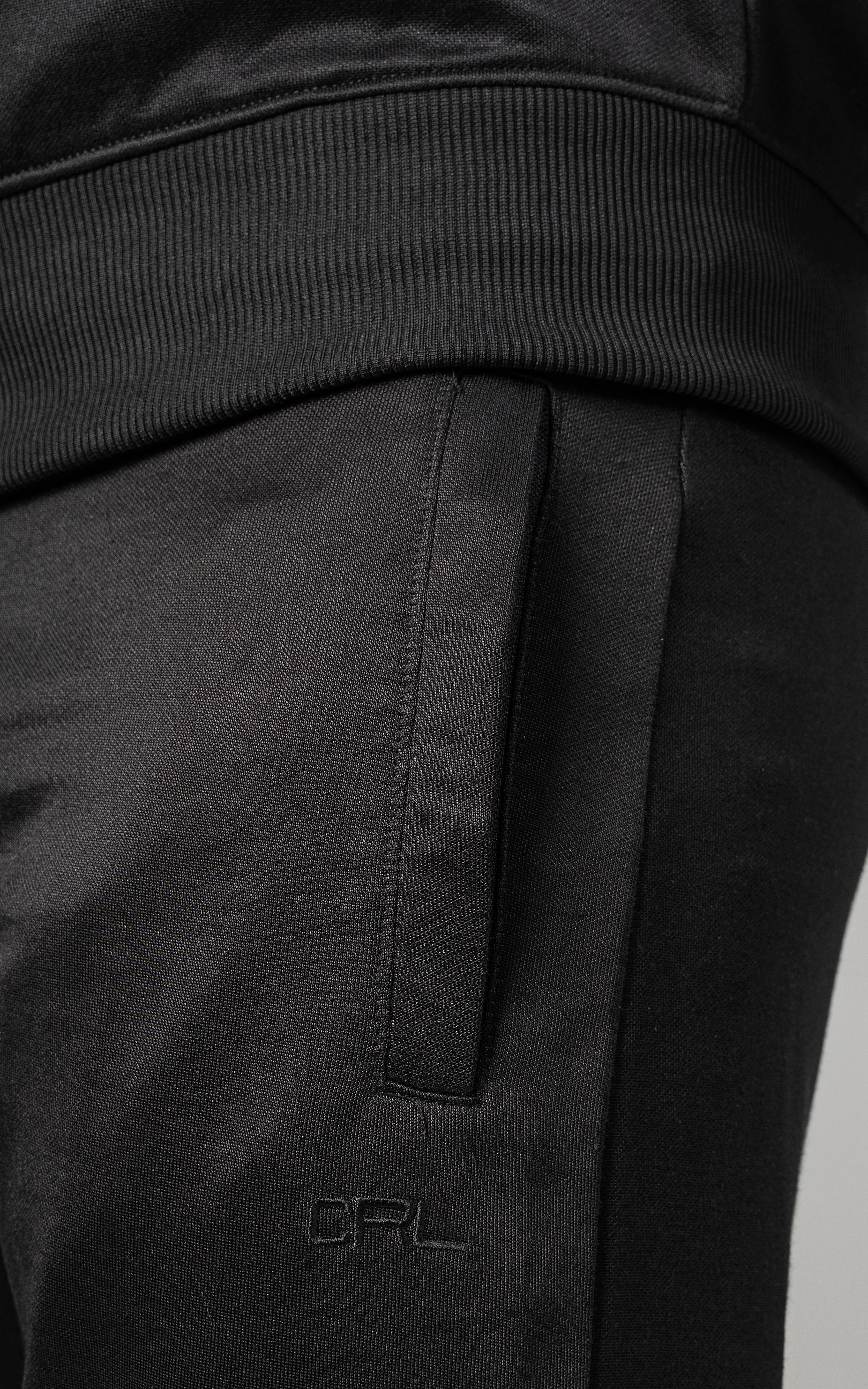 SLIM FIT TRACK SUIT BLACK - Image 3