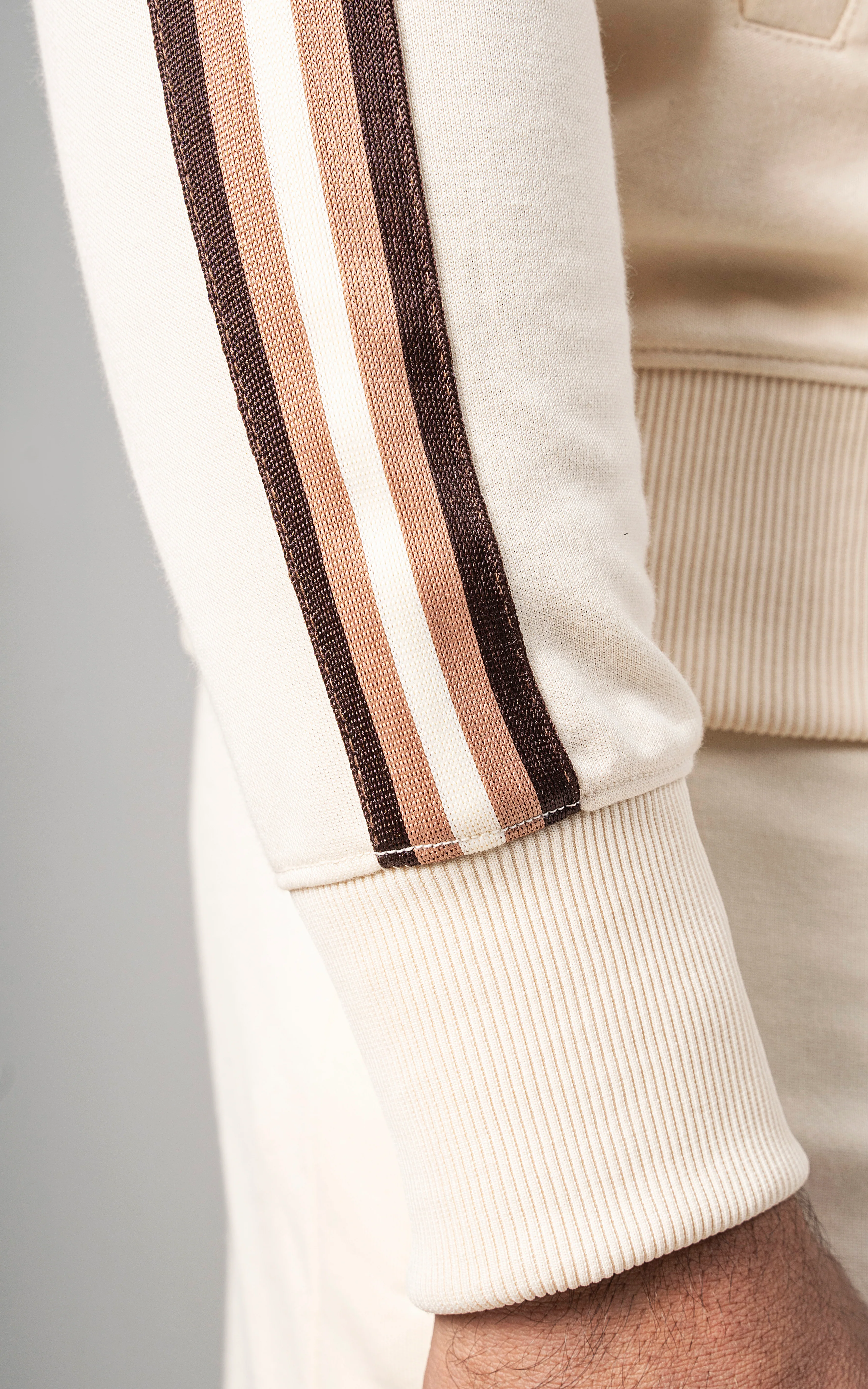 SLIM FIT TRACK SUIT OFF WHITE - Image 6