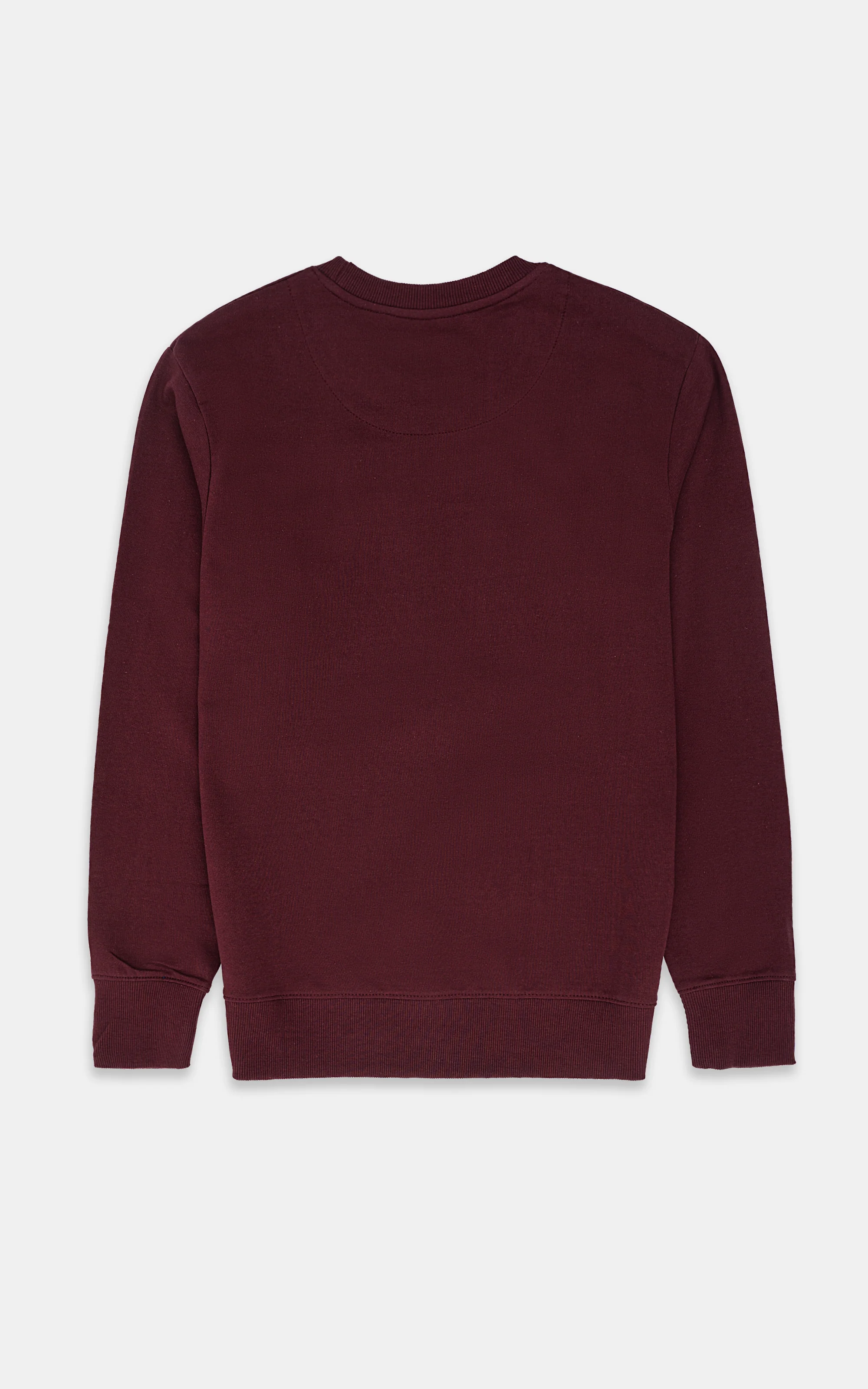 CREW NECK SWEAT SHIRT MAROON - Image 3