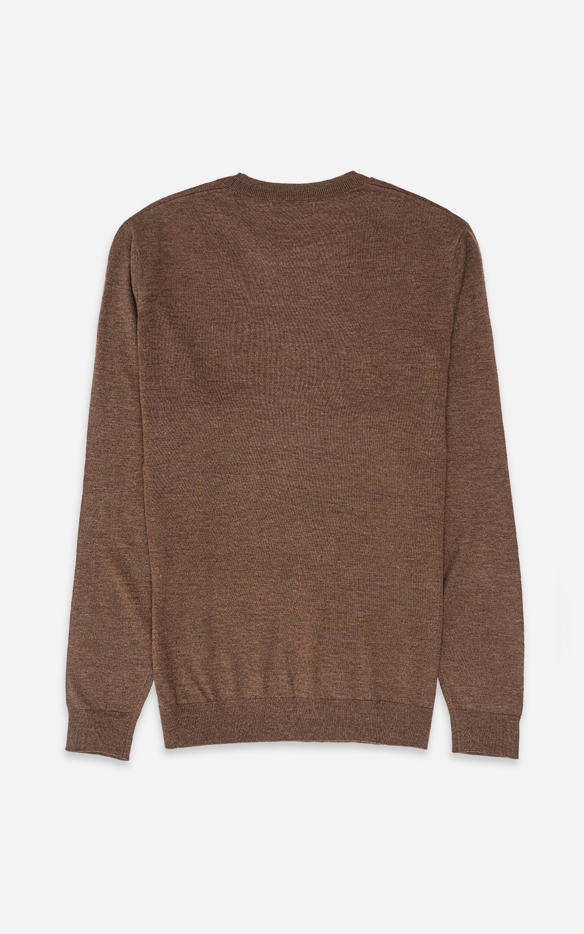 SWEATER CREW NECKLINE BROWN - Image 3