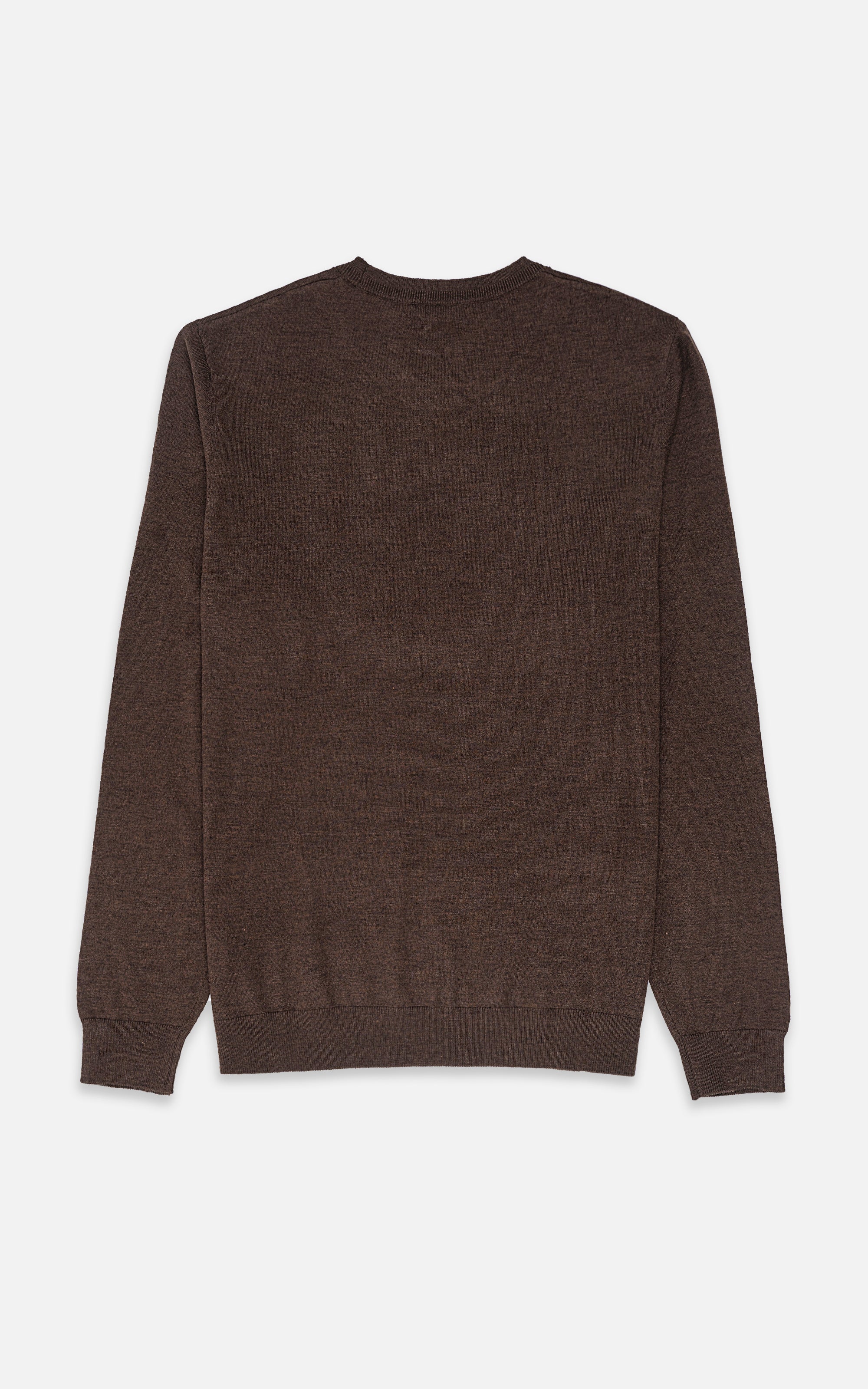 SWEATER CREW NECKLINE BROWN BLACK - Image 3
