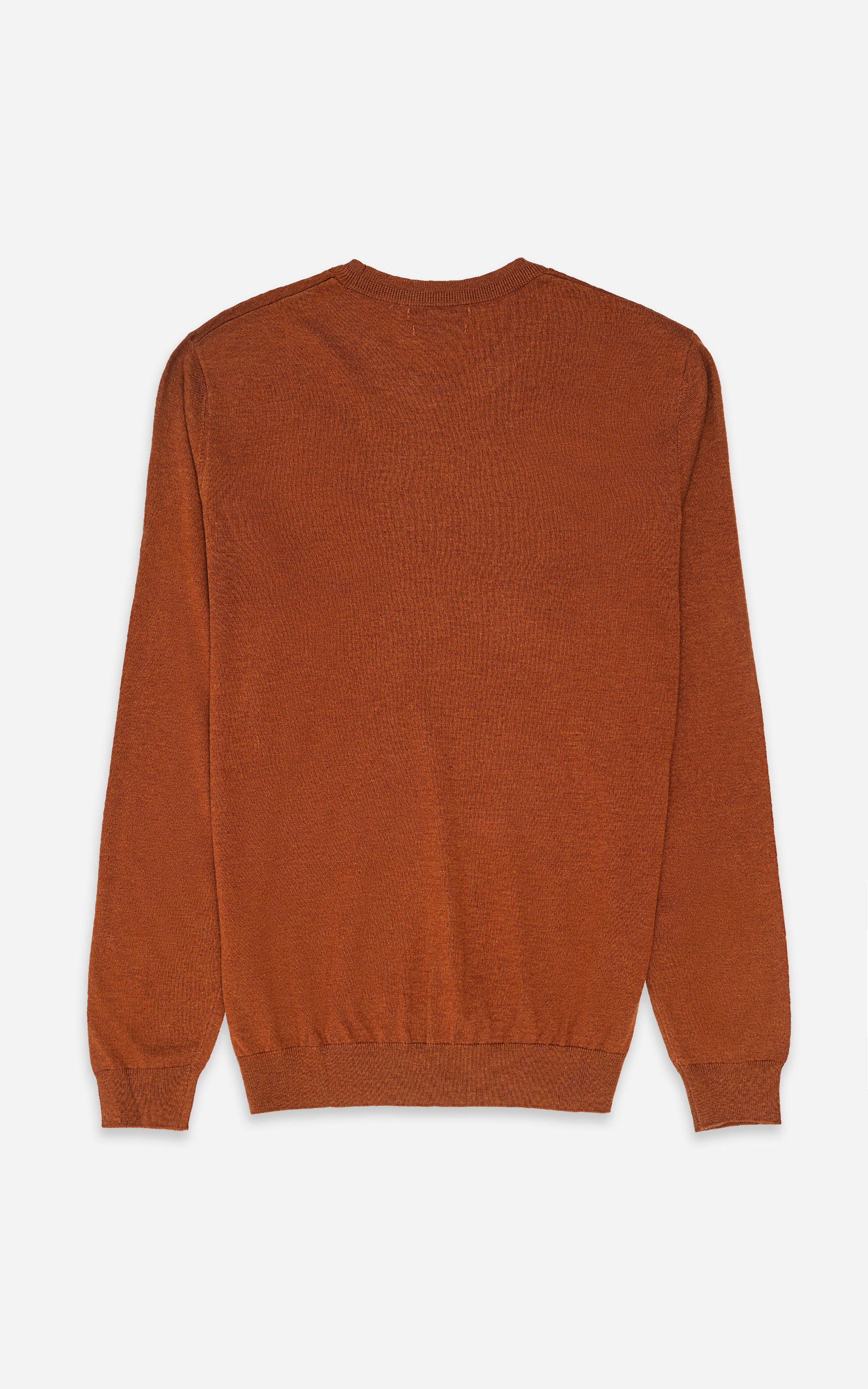 SWEATER CREW NECKLINE RUST - Image 3