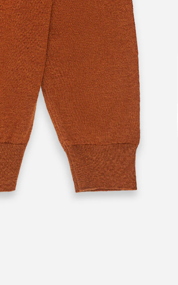 SWEATER CREW NECKLINE RUST - Image 4