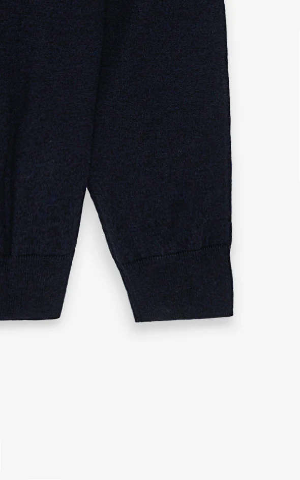 SWEATER V NECK NAVY - Image 4