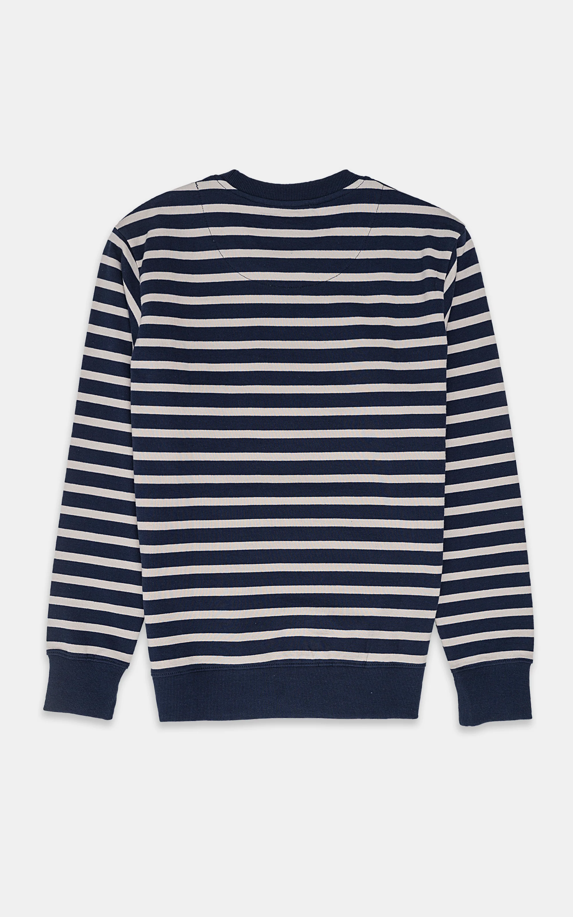 STRIPED SWEATSHIRT NAVY ACRO - Image 3