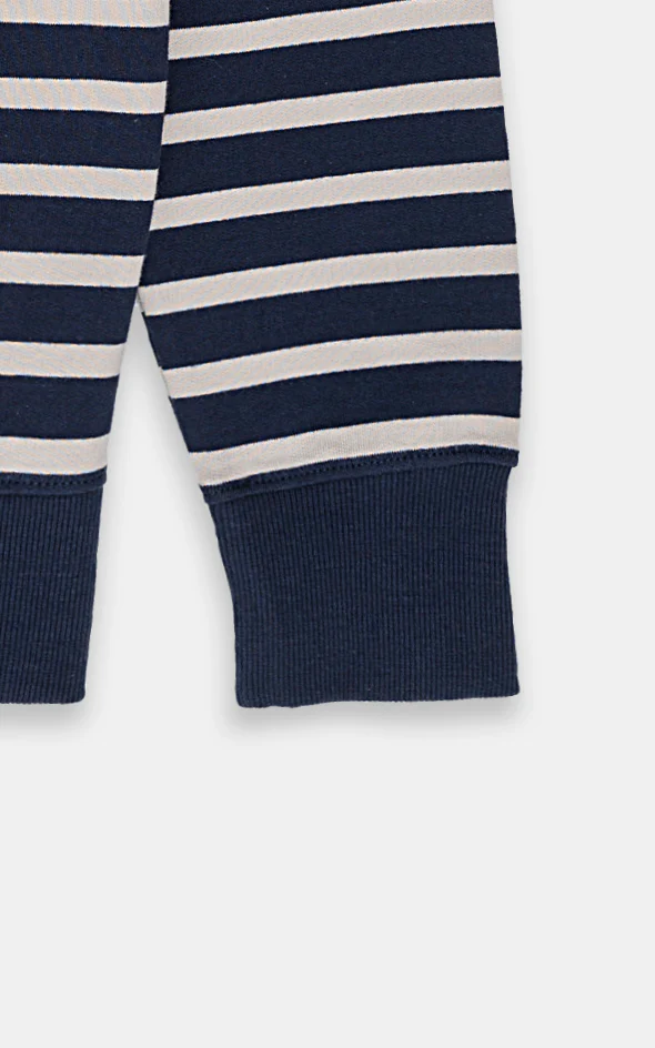 STRIPED SWEATSHIRT NAVY ACRO - Image 4
