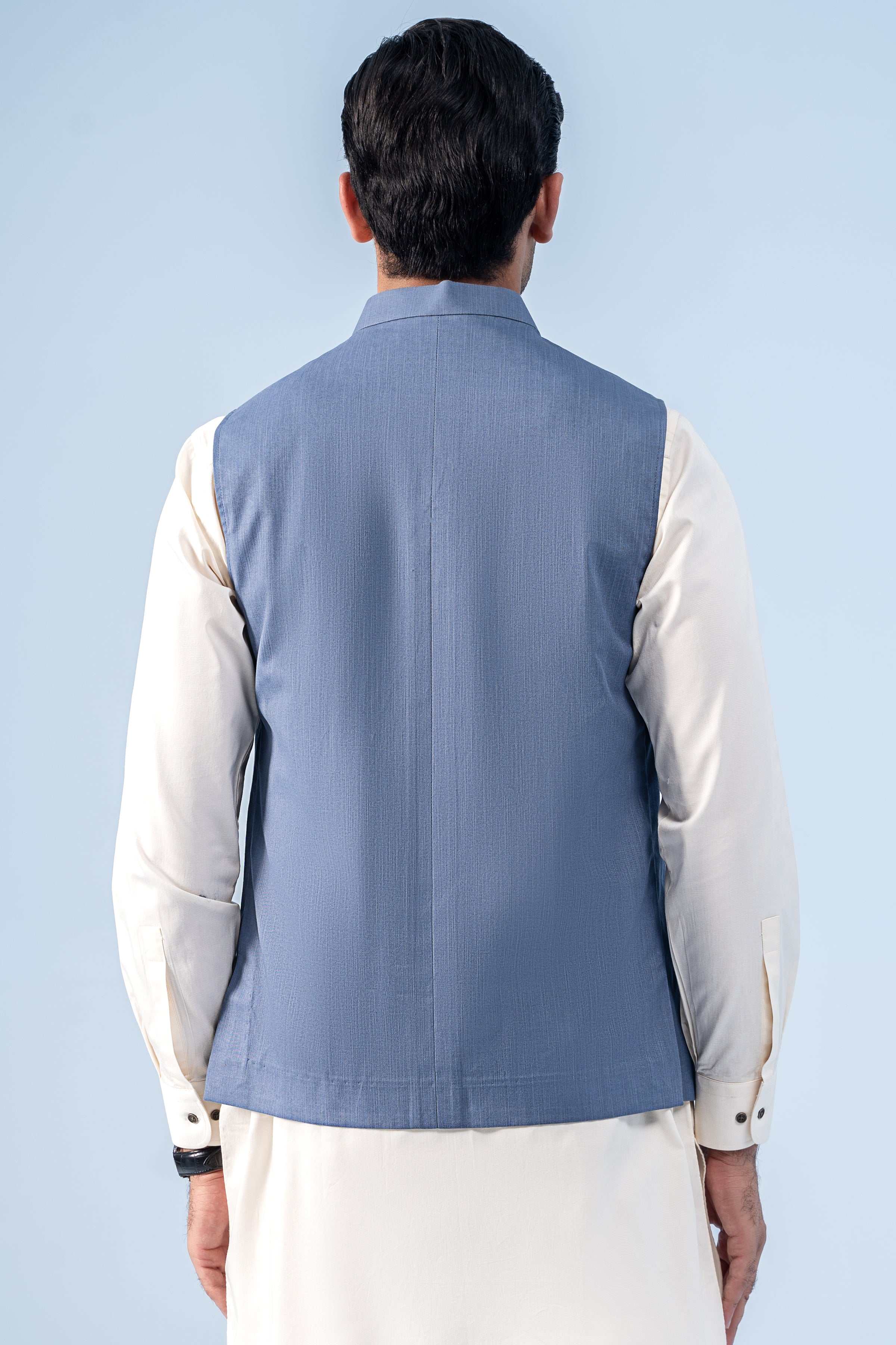 WAISTCOAT INDIGO BLUE - Image 3