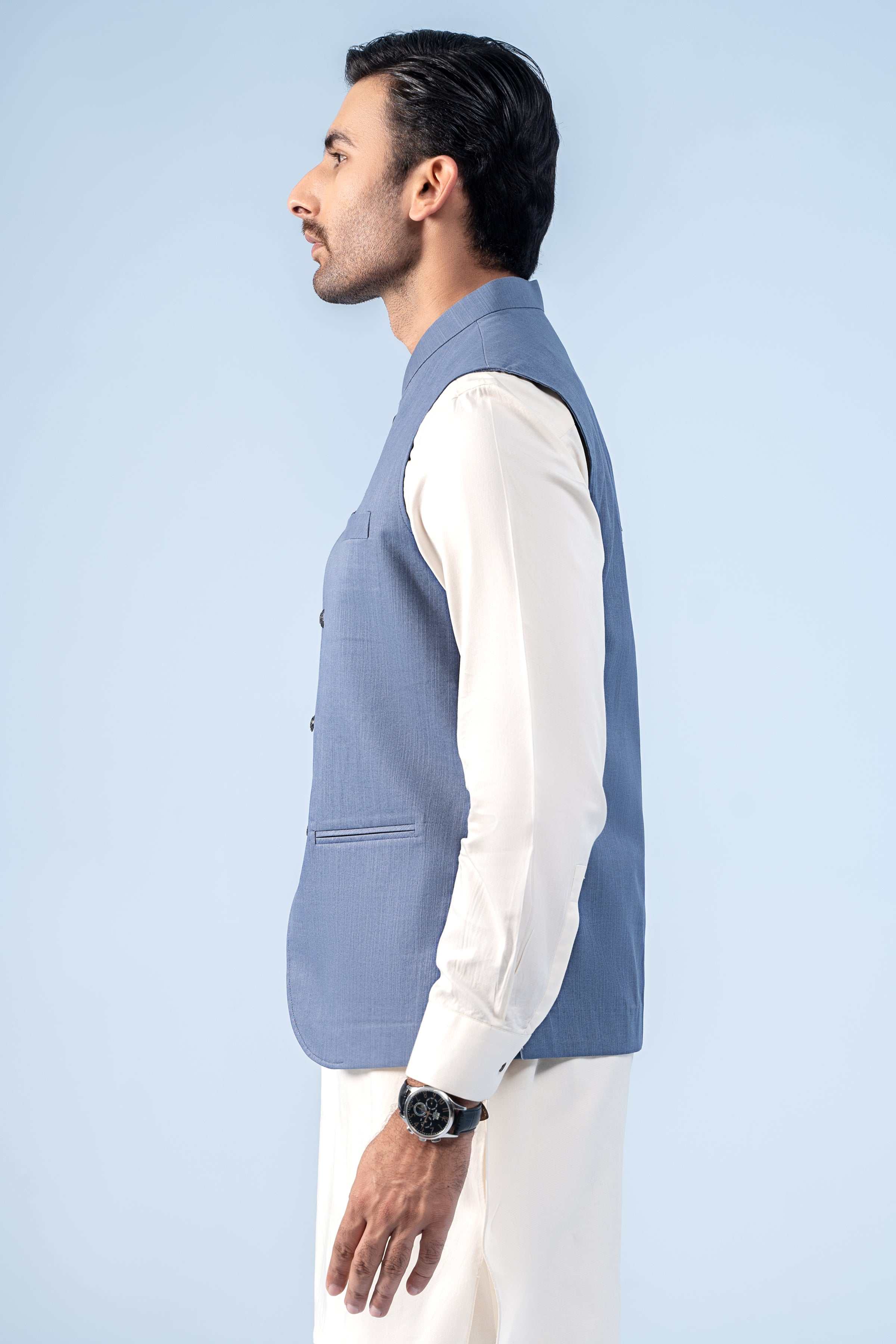 WAISTCOAT INDIGO BLUE - Image 4
